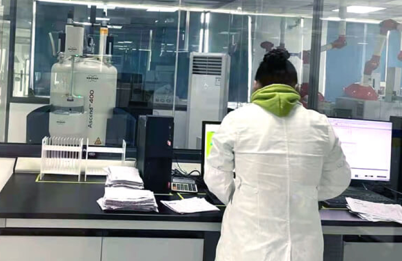 Sala de teste de RMN