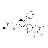 N- [(s)-(2, 3, 4, 5, 6-pentafluorofenoxi) fenoxifosfinil] -l-alanina 1-metiletil éster CAS No. 1334513-02-8